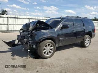 2011 Chevrolet Tahoe LT with VIN 1GNSCBE07BR217202, listed as a Copart auction lot 55846085 with 183,479 mi miles and Salvage title. Bid and sale history available at DreamBid. Image 1.