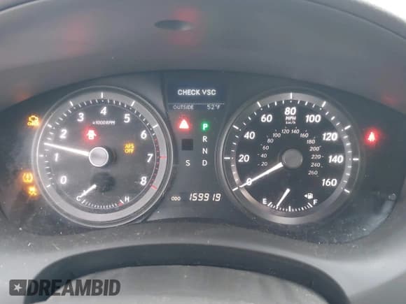 ✅ 2007 Lexus ES 330 • VIN: JTHBJ46GX72047860 • Lot: 43823747. Listed on IAAI with 159,919 mi. Free auction sales archive from the USA and detailed vehicle history report at DreamBid. Image 7.