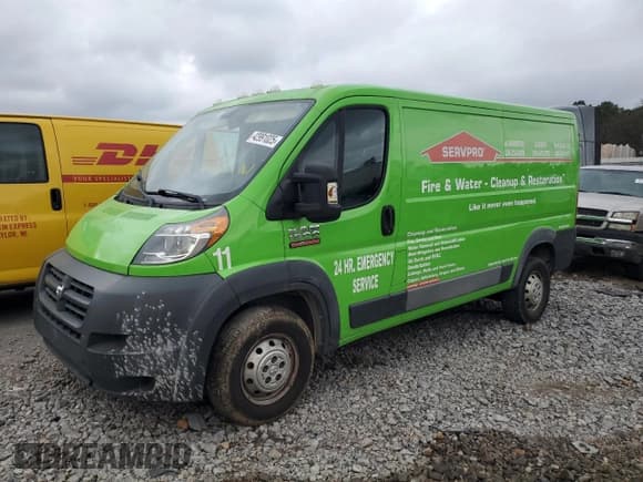✅ 2016 Ram ProMaster Cargo • VIN: 3C6TRVAG6GE108384 • Lot: 42991025. Listed on Copart with 242,111 mi. Free auction sales archive from the USA and detailed vehicle history report at DreamBid. Image 1.