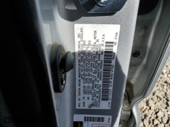 ✅ 2005 Toyota Tacoma PreRunner • VIN: 5TEJU62N25Z084754 • Lot: 90241225. Wystawiony na Copart z przebiegiem 170 721 mil. Bezpłatny archiwum sprzedaży aukcyjnych z USA i szczegółowy raport historii pojazdu na DreamBid. Zdjęcie 13.