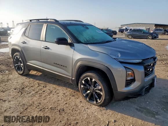 2025 Chevrolet Equinox FWD RS с VIN 3GNAXLEG8SL152533, выставлен на аукционе Copart как лот 56385655 с пробегом 2 697 миль миль и Списание • Salvage title. История ставок и продаж доступна на DreamBid. Изображение 4.