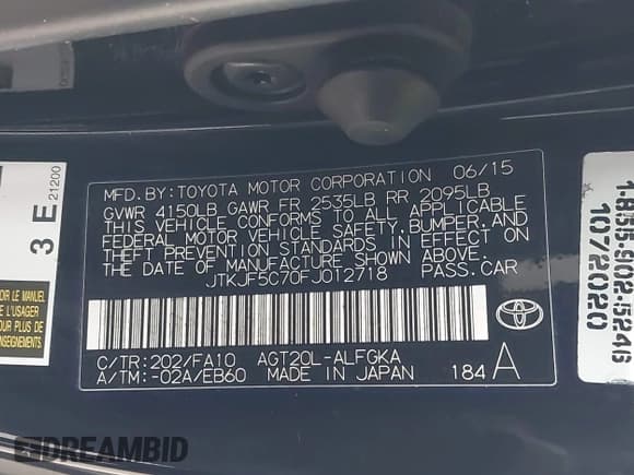 ✅ 2015 Scion tC • VIN: JTKJF5C70FJ012718 • Lot: 43747586. Wystawiony na IAAI z przebiegiem 68 588 mil. Bezpłatny archiwum sprzedaży aukcyjnych z USA i szczegółowy raport historii pojazdu na DreamBid. Zdjęcie 9.