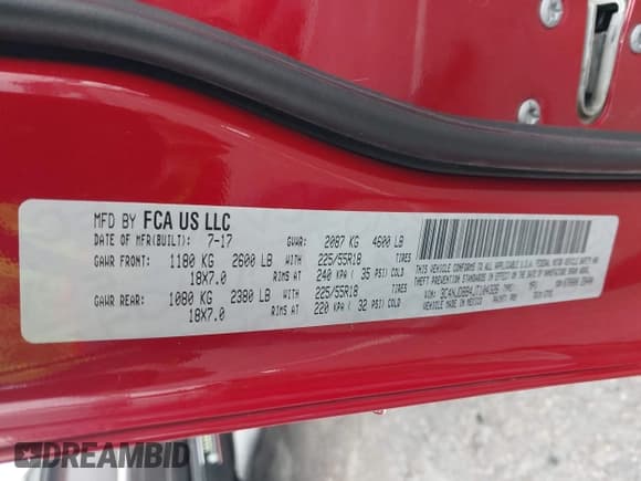 ✅ 2018 Jeep Compass Latitude • VIN: 3C4NJDBB4JT104326 • Лот: 43779456. Опубликован ранее на IAAI с пробегом 61 629 миль. Бесплатный доступ к архиву аукционных продаж из США и подробный отчёт об истории автомобиля на DreamBid. Изображение 9.