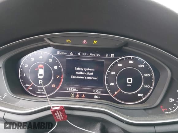 ✅ 2019 Audi A5 Sportback Premium Plus • VIN: WAUENCF51KA017590 • Lot: 39318881. Listed on IAAI with 75,830 mi. Free auction sales archive from the USA and detailed vehicle history report at DreamBid. Image 7.