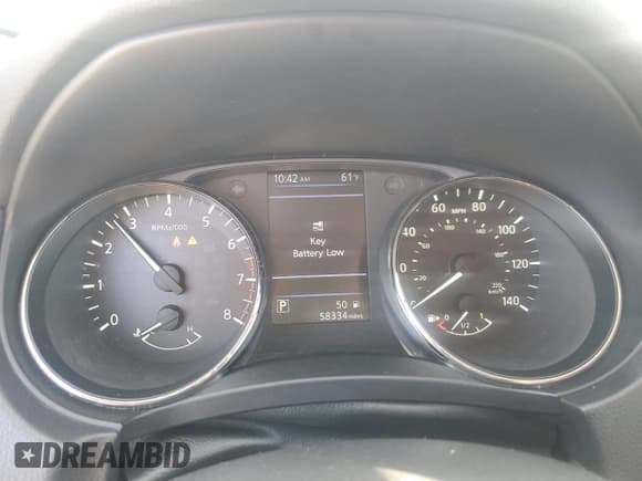 ✅ 2019 Nissan Rogue SV • VIN: JN8AT2MVXKW388405 • Лот: 93437945. Опубликован ранее на Copart с пробегом 58 334 миль. Бесплатный доступ к архиву аукционных продаж из США и подробный отчёт об истории автомобиля на DreamBid. Изображение 9.