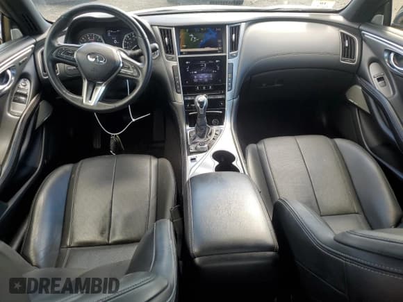 ✅ 2021 Infiniti Q60 Luxe • VIN: JN1EV7KL0MM470098 • Lot: 80580695. Listed on Copart with 54,286 mi. Free auction sales archive from the USA and detailed vehicle history report at DreamBid. Image 8.