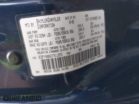 ✅ 2005 Chrysler PT Cruiser Touring • VIN: 3C4FY58B35T527191 • Lot: 43793380. Wystawiony na IAAI z przebiegiem 172 909 mil. Bezpłatny archiwum sprzedaży aukcyjnych z USA i szczegółowy raport historii pojazdu na DreamBid. Zdjęcie 9.