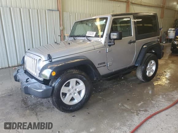 ✅ 2018 Jeep Wrangler Willys Wheeler W • VIN: 1C4AJWAG2JL811296 • Lot: 62882095. Listed on Copart with 97,694 mi. Free auction sales archive from the USA and detailed vehicle history report at DreamBid. Image 1.