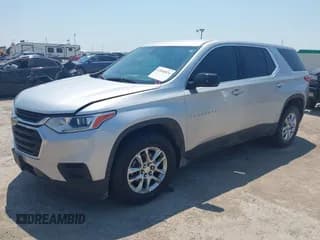 ✅ 2018 Chevrolet Traverse LS • VIN: 1GNERFKW5JJ204974 • Lot: 43050924. Wystawiony na IAAI z przebiegiem 143 582 mil. Bezpłatny archiwum sprzedaży aukcyjnych z USA i szczegółowy raport historii pojazdu na DreamBid. Zdjęcie 2.