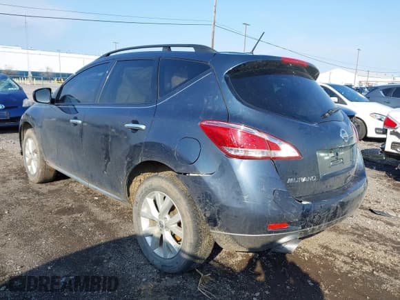 ✅ 2012 Nissan Murano LE • VIN: JN8AZ1MW5CW219248 • Lot: 42086734. Listed on IAAI with 120,827 mi. Free auction sales archive from the USA and detailed vehicle history report at DreamBid. Image 3.
