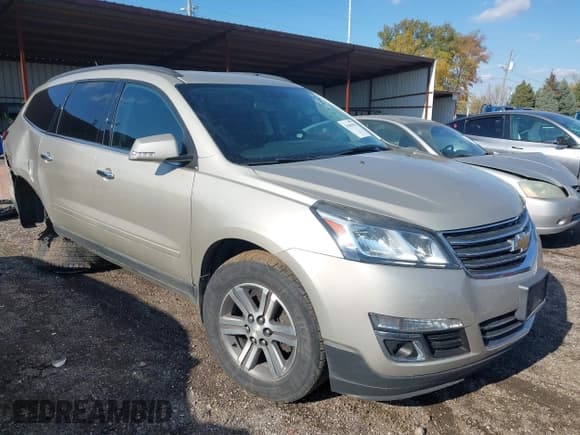 ✅ 2015 Chevrolet Traverse LT • VIN: 1GNKRGKD5FJ292200 • Lot: 43601906. Wystawiony na IAAI z przebiegiem 165 844 mil. Bezpłatny archiwum sprzedaży aukcyjnych z USA i szczegółowy raport historii pojazdu na DreamBid. Zdjęcie 1.