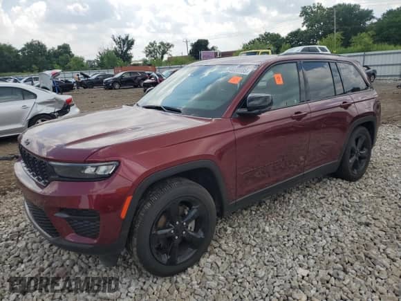 2023 Jeep Grand Cherokee Altitude X with VIN 1C4RJHAG7P8882956, listed as a Copart auction lot 64030955 with Not provided miles and Salvage title. Bid and sale history available at DreamBid. Image 1.