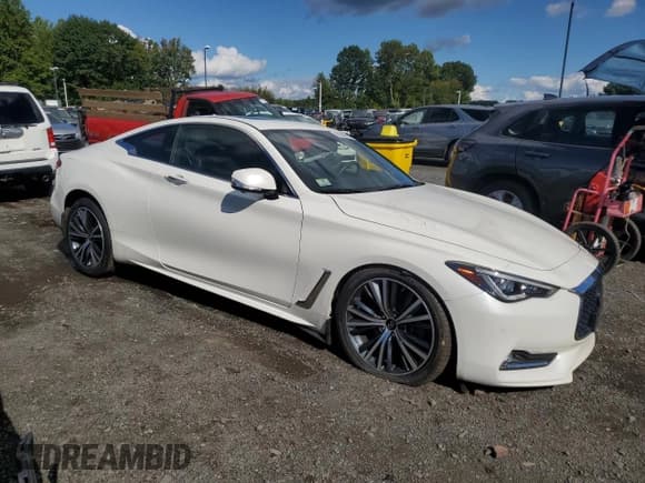 ✅ 2021 Infiniti Q60 Luxe • VIN: JN1EV7KL0MM470098 • Lot: 80580695. Listed on Copart with 54,286 mi. Free auction sales archive from the USA and detailed vehicle history report at DreamBid. Image 4.