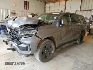 2022 Chevrolet Tahoe Commercial с VIN 1GNSCLED8NR264512, выставлен на аукционе Copart как лот 71120475 с пробегом 15 902 миль миль и Списание • Salvage title. История ставок и продаж доступна на DreamBid. Изображение 1.