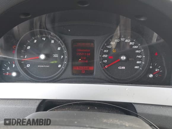 ✅ 2009 Pontiac G8 GT • VIN: 6G2EC57Y49L206687 • Лот: 43306196. Опубликован ранее на IAAI с пробегом 155 711 миль. Бесплатный доступ к архиву аукционных продаж из США и подробный отчёт об истории автомобиля на DreamBid. Изображение 7.