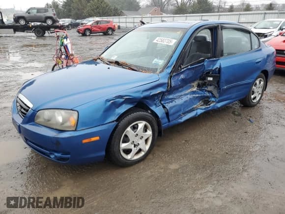 ✅ 2006 Hyundai Elantra GLS • VIN: KMHDN46D16U309722 • Lot: 42583705. Wystawiony na Copart z przebiegiem 130 242 mil. Bezpłatny archiwum sprzedaży aukcyjnych z USA i szczegółowy raport historii pojazdu na DreamBid. Zdjęcie 1.