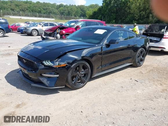 2022 Ford Mustang EcoBoost z VIN 1FA6P8TH9N5121860, wystawiony jako IAAI lot #42850162 z przebiegiem 56 407 mil mil oraz . Historia ofert i sprzedaży dostępna na DreamBid. Obrazek 17.