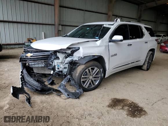 2022 Chevrolet Traverse High Country z VIN 1GNERNKW3NJ192968, wystawiony jako Copart lot #70439884 z przebiegiem 42 420 mil mil oraz Szkoda całkowita • Salvage title. Historia ofert i sprzedaży dostępna na DreamBid. Obrazek 1.