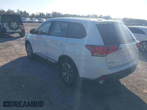 ✅ 2019 Mitsubishi Outlander ES • VIN: JA4AD2A30KZ054534 • Lot: 43783251. Listed on IAAI with 183,463 mi. Free auction sales archive from the USA and detailed vehicle history report at DreamBid. Image 3.