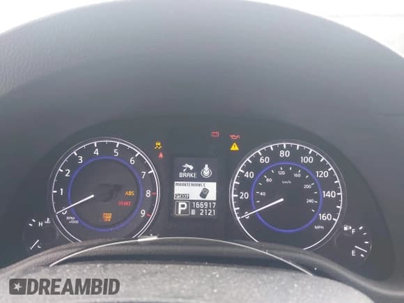 ✅ 2012 Infiniti G25 Journey • VIN: JN1DV6AP7CM812901 • Lot: 43388051. Listed on IAAI with 166,917 mi. Free auction sales archive from the USA and detailed vehicle history report at DreamBid. Image 7.