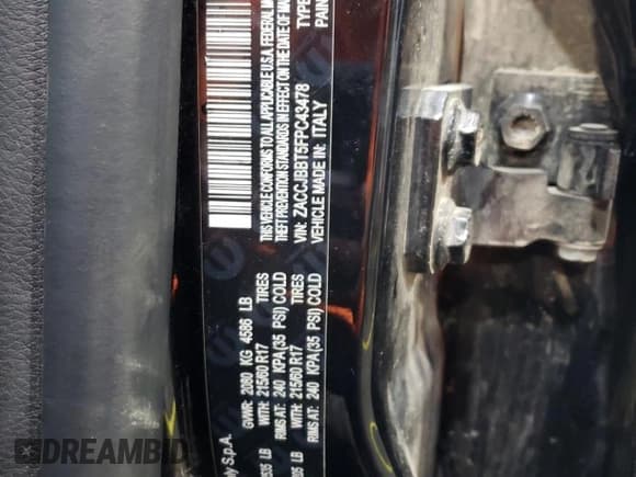 ✅ 2015 Jeep Renegade Latitude • VIN: ZACCJBBT5FPC43478 • Лот: 81718585. Опубликован ранее на Copart с пробегом 155 122 миль. Бесплатный доступ к архиву аукционных продаж из США и подробный отчёт об истории автомобиля на DreamBid. Изображение 13.