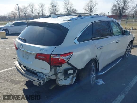 ✅ 2014 Acura MDX Advance • VIN: 5FRYD4H80EB024850 • Lot: 41802591. Listed on IAAI with 116,948 mi. Free auction sales archive from the USA and detailed vehicle history report at DreamBid. Image 4.