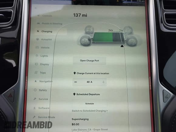 ✅ 2015 Tesla Model S 85D • VIN: 5YJSA1E23FF104434 • Лот: 43622961. Опубликован ранее на IAAI с пробегом 72 112 миль. Бесплатный доступ к архиву аукционных продаж из США и подробный отчёт об истории автомобиля на DreamBid. Изображение 17.