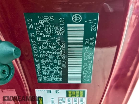 ✅ 2013 Scion tC • VIN: JTKJF5C75D3048681 • Lot: 94978495. Wystawiony na Copart z przebiegiem 136 616 mil. Bezpłatny archiwum sprzedaży aukcyjnych z USA i szczegółowy raport historii pojazdu na DreamBid. Zdjęcie 13.