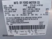 ✅ 2018 Ford Explorer XLT • VIN: 1FM5K7D86JGA95905 • Lot: 41661996. Wystawiony na IAAI z przebiegiem 83 443 mil. Bezpłatny archiwum sprzedaży aukcyjnych z USA i szczegółowy raport historii pojazdu na DreamBid. Zdjęcie 9.