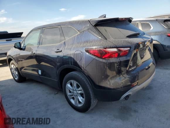 2020 Chevrolet Blazer LT with VIN 3GNKBBRA6LS555551, listed as a Copart auction lot 75399384 with Not provided miles and Salvage title. Bid and sale history available at DreamBid. Image 2.