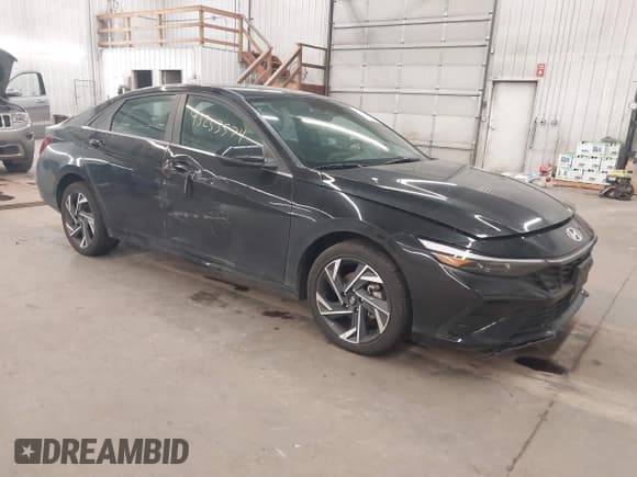✅ 2024 Hyundai Elantra Limited • VIN: KMHLN4DJ7RU114121 • Лот: 43253574. Опубликован ранее на IAAI с пробегом 35 101 миль. Бесплатный доступ к архиву аукционных продаж из США и подробный отчёт об истории автомобиля на DreamBid. Изображение 1.