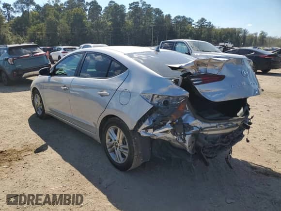 2020 Hyundai Elantra Value Edition with VIN KMHD84LF3LU061143, listed as a Copart auction lot 86491125 with 31,810 mi miles and Salvage title. Bid and sale history available at DreamBid. Image 2.