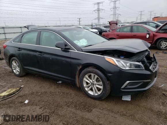 ✅ 2017 Hyundai Sonata SE • VIN: 5NPE24AF8HH562270 • Lot: 73073262. Listed on Copart with 77,839 mi. Free auction sales archive from the USA and detailed vehicle history report at DreamBid. Image 4.