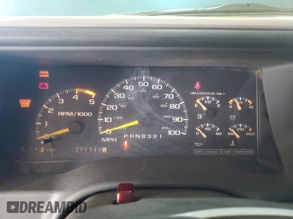 ✅ 1995 Chevrolet Silverado 1500 • VIN: 1GCEC19K3SE269011 • Lot: 61542505. Listed on Copart with 2,320,999 mi. Free auction sales archive from the USA and detailed vehicle history report at DreamBid. Image 9.