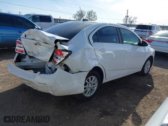 2017 Chevrolet Sonic LT with VIN 1G1JD5SBXH4178144, listed as a IAAI auction lot 41869622 with 110,238 mi miles and . Bid and sale history available at DreamBid. Image 4.