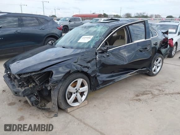 ✅ 2012 Volkswagen Passat SE • VIN: 1VWBN7A31CC104900 • Lot: 41191046. Listed on IAAI with 117,079 mi. Free auction sales archive from the USA and detailed vehicle history report at DreamBid. Image 2.