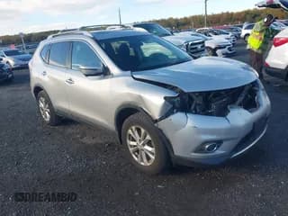 ✅ 2016 Nissan Rogue SV • VIN: 5N1AT2MV2GC827550 • Lot: 43471364. Listed on IAAI with 134,830 mi. Free auction sales archive from the USA and detailed vehicle history report at DreamBid. Image 1.