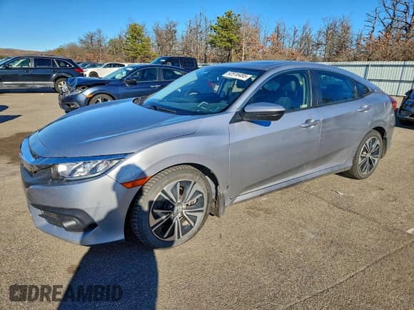 ✅ 2018 Honda Civic EX-L • VIN: JHMFC1F71JX043782 • Лот: 92916485. Опубликован ранее на Copart с пробегом 47 302 миль. Бесплатный доступ к архиву аукционных продаж из США и подробный отчёт об истории автомобиля на DreamBid. Изображение 1.