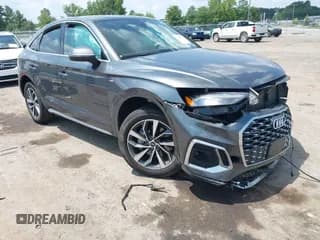 ✅ 2024 Audi Q5 Sportback S line Prestige • VIN: WA16AAFY6R2044350 • Lot: 42805756. Listed on IAAI with Not provided. Free auction sales archive from the USA and detailed vehicle history report at DreamBid. Image 1.