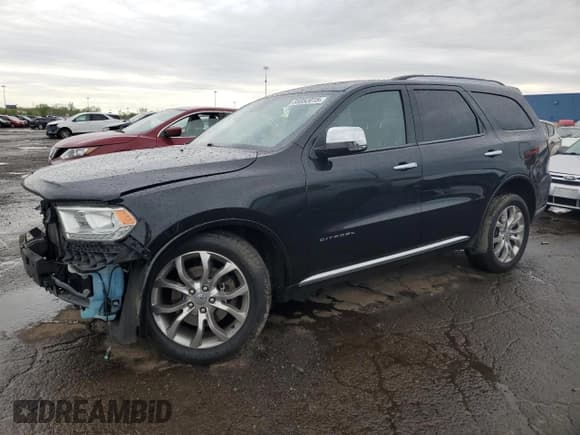 ✅ 2016 Dodge Durango Citadel • VIN: 1C4RDJEGXGC375331 • Lot: 55952015. Listed on Copart with 220,700 mi. Free auction sales archive from the USA and detailed vehicle history report at DreamBid. Image 1.