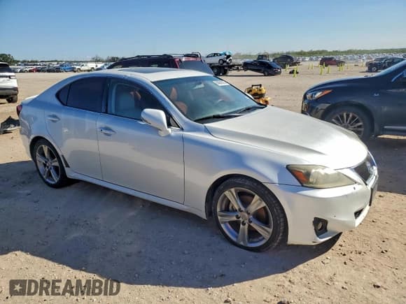 ✅ 2012 Lexus IS 250 • VIN: JTHBF5C25C5168000 • Lot: 94001515. Listed on Copart with 251,441 mi. Free auction sales archive from the USA and detailed vehicle history report at DreamBid. Image 4.