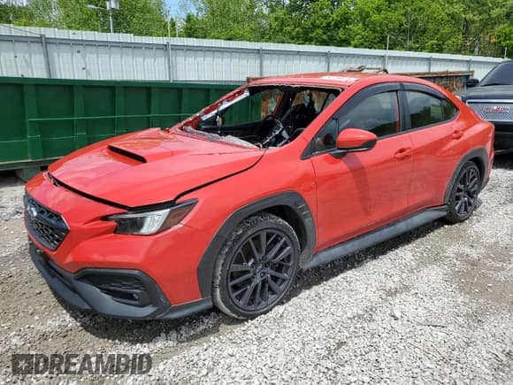 ✅ 2022 Subaru WRX Premium • VIN: JF1VBAF63N9028465 • Lot: 54759625. Wystawiony na Copart z przebiegiem Nie podano. Bezpłatny archiwum sprzedaży aukcyjnych z USA i szczegółowy raport historii pojazdu na DreamBid. Zdjęcie 1.