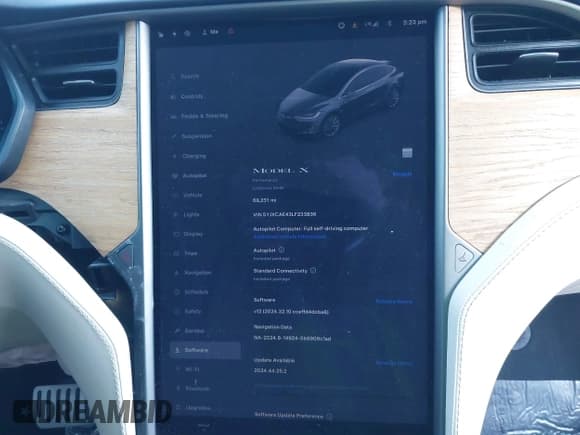 ✅ 2020 Tesla Model X Performance • VIN: 5YJXCAE43LF233836 • Lot: 41067464. Listed on IAAI with 69,231 mi. Free auction sales archive from the USA and detailed vehicle history report at DreamBid. Image 16.