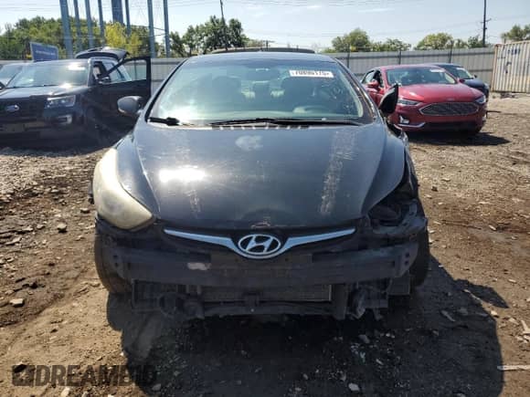 2014 Hyundai Elantra SE with VIN 5NPDH4AE2EH476529, listed as a Copart auction lot 70890175 with 160,003 mi miles and Salvage title. Bid and sale history available at DreamBid. Image 5.