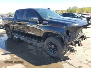 ✅ 2019 Chevrolet Silverado 1500 Custom Trail Boss • VIN: 3GCPYCEF6KG302560 • Lot: 71406094. Wystawiony na Copart z przebiegiem 97 237 mil. Bezpłatny archiwum sprzedaży aukcyjnych z USA i szczegółowy raport historii pojazdu na DreamBid. Zdjęcie 4.