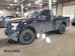✅ 2017 Ford F-150 XL • VIN: 1FTMF1EF3HFC68701 • Lot: 45989805. Listed on Copart with 104,233 mi. Free auction sales archive from the USA and detailed vehicle history report at DreamBid. Image 1.