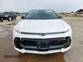 2025 Chevrolet Equinox EV RS z VIN 3GN7DSRP6SS176780, wystawiony jako Copart lot #57527975 z przebiegiem 3 502 mil mil oraz Czysty tytuł • Clean title. Historia ofert i sprzedaży dostępna na DreamBid. Obrazek 5.