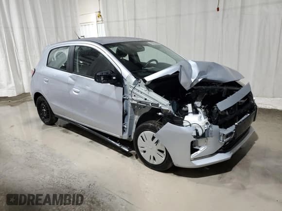 ✅ 2024 Mitsubishi Mirage ES • VIN: ML32AUHJ1RH013268 • Lot: 92668295. Listed on Copart with 30,278 mi. Free auction sales archive from the USA and detailed vehicle history report at DreamBid. Image 4.