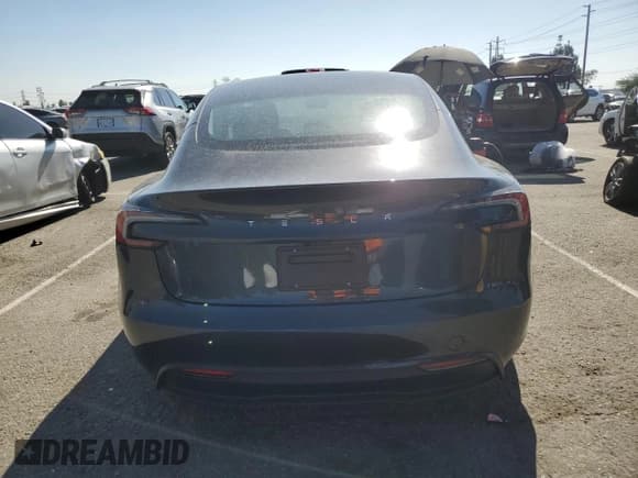 ✅ 2025 Tesla Model 3 Long Range • VIN: 5YJ3E1EA7SF027934 • Lot: 87295335. Listed on Copart with 7,228 mi. Free auction sales archive from the USA and detailed vehicle history report at DreamBid. Image 6.