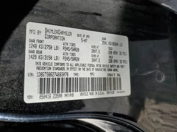 2007 Dodge Nitro R/T с VIN 1D8GT58627W683078, выставлен на аукционе Copart как лот 82795934 с пробегом 131 431 миль миль и Списание • Salvage title. История ставок и продаж доступна на DreamBid. Изображение 13.